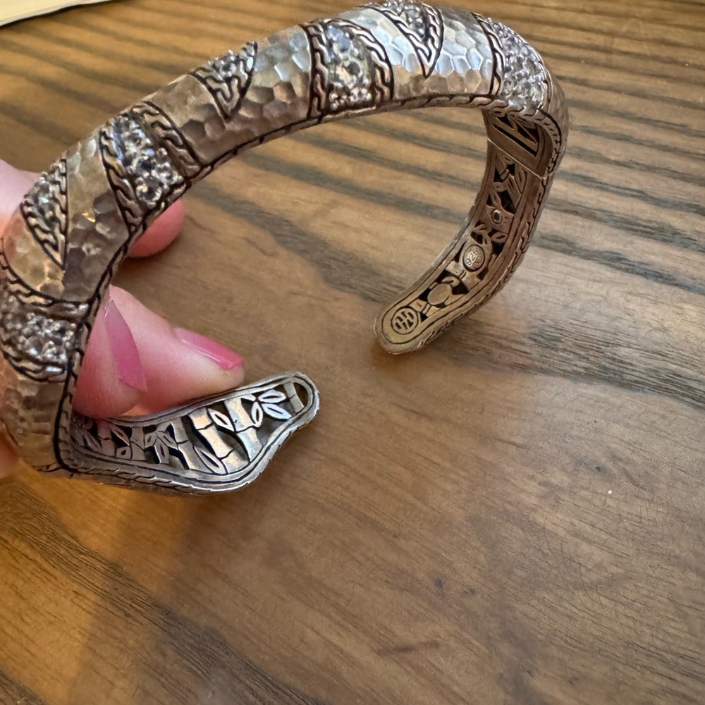 John Hardy Textured Silver Bracelet